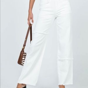 PRINCESS POLLY OUTCAST STRAIGHT LEG PANEL JEANS